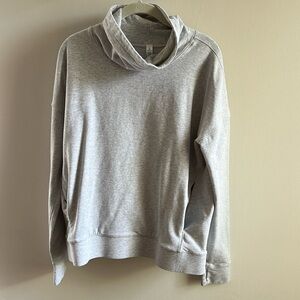 Lululemon gray funnel neck long sleeve